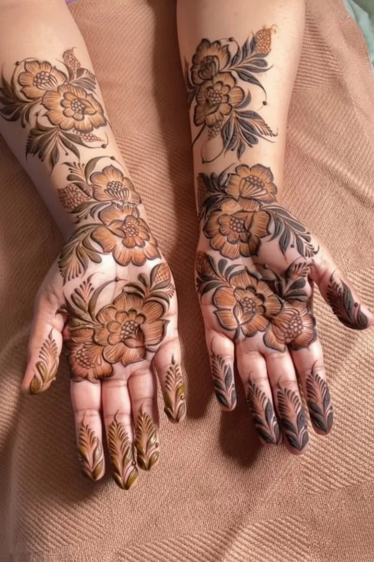Arabic Henna — real henna design photo 3