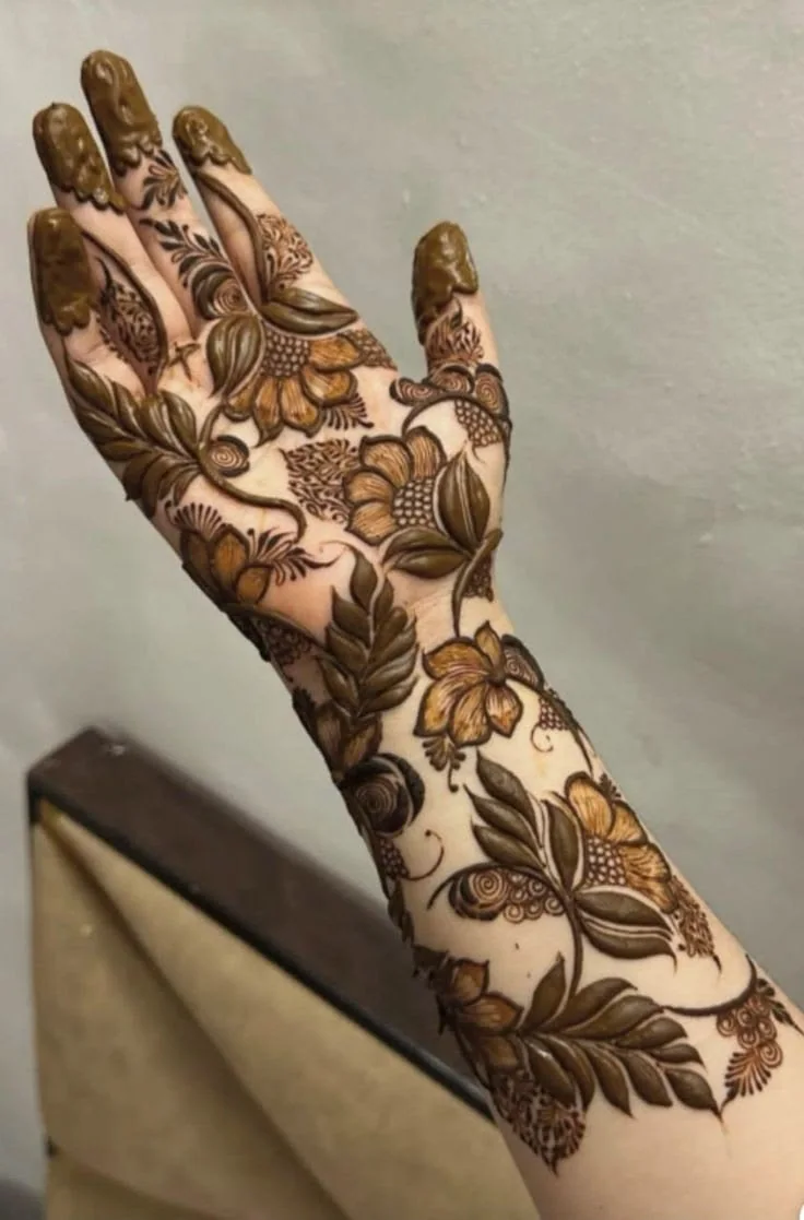 Arabic Henna — real henna design photo 4