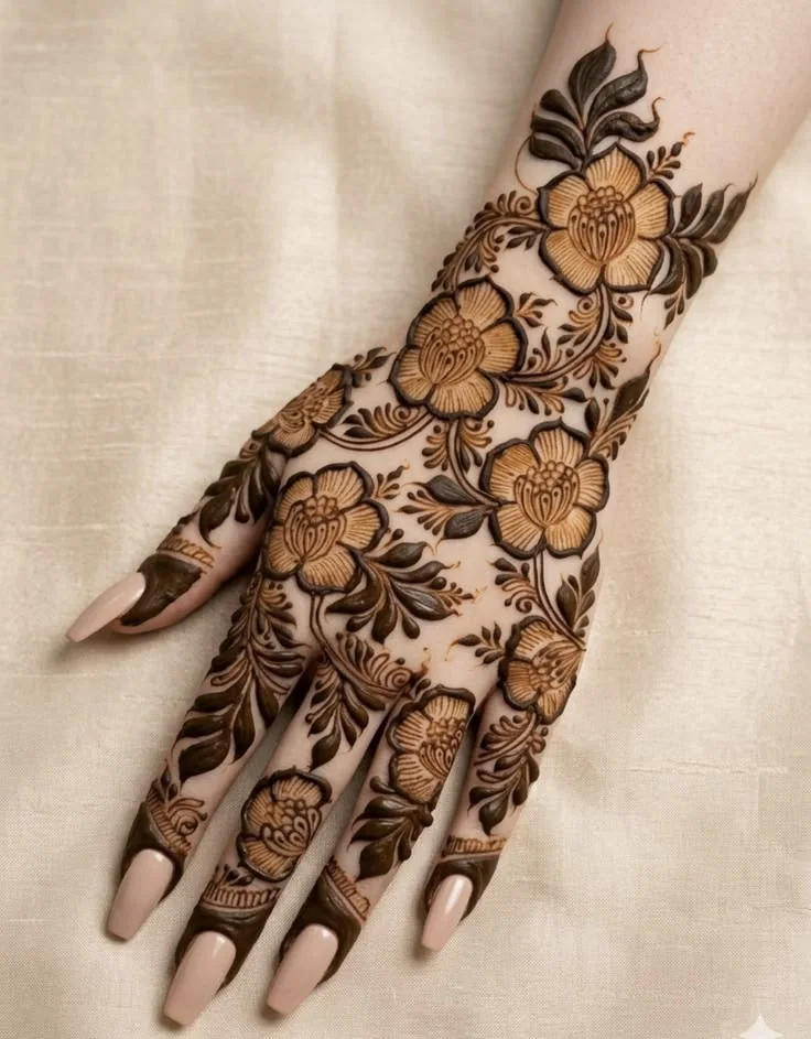 Arabic Henna — real henna design photo 6