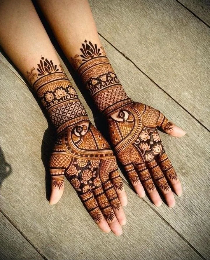 Indian Mehndi — real henna design photo 5