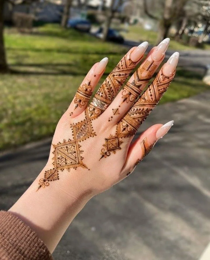 Moroccan Henna — real henna design photo 2