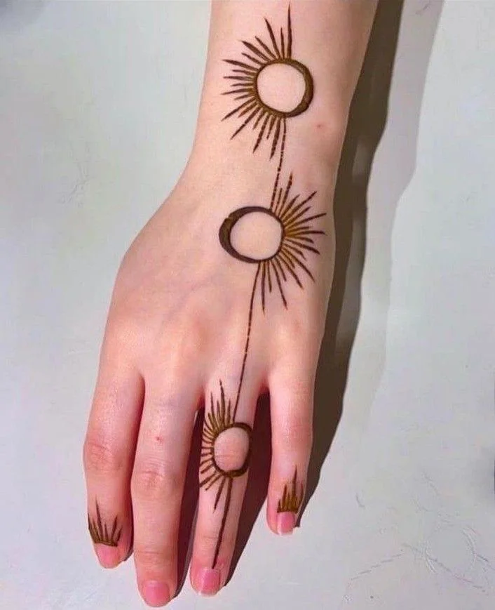 UAE National Day henna design 2