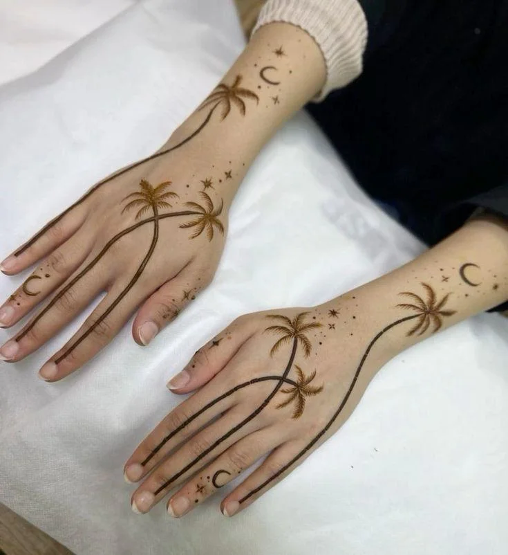 UAE National Day henna design 3