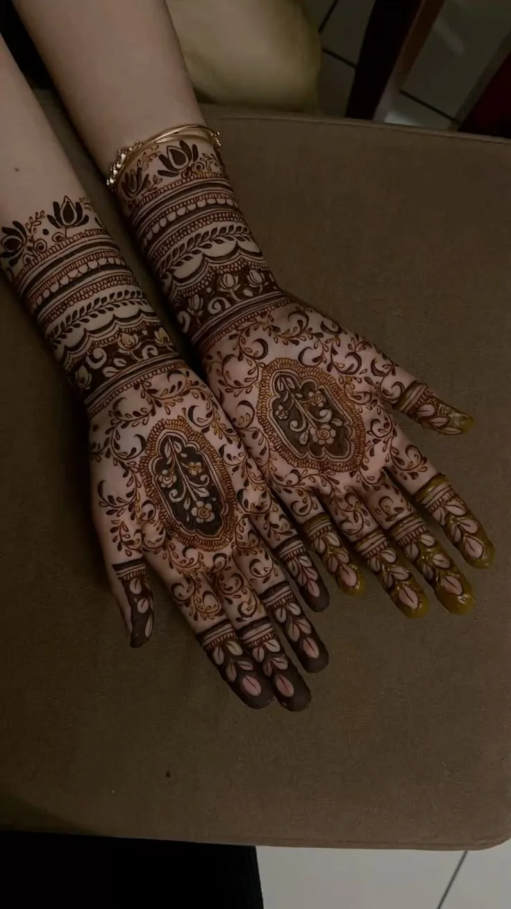 Pakistani Mehndi — real henna design photo 5